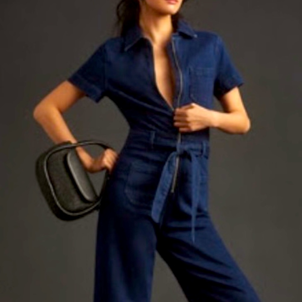 Anthropologie Denim Jumpsuit